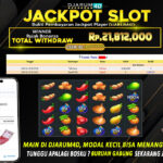 PEMBAYARAN JACKPOT RP. 21,812,000,- TANGGAL 23 NOVEMBER 2024